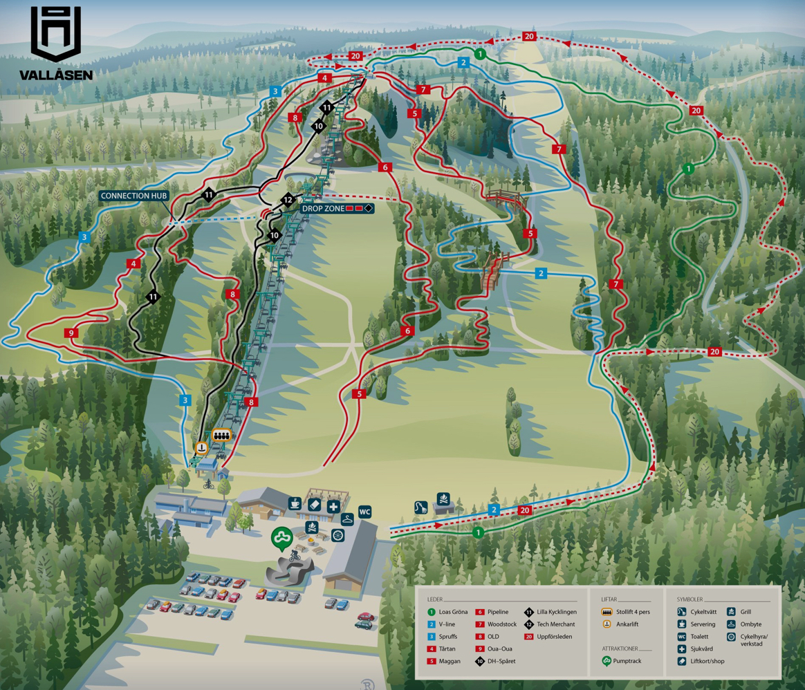 Vallåsen bikepark